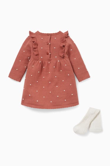 Baby Girls - Baby outfit - 2 piece - brown