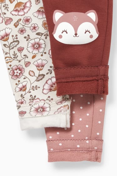 Babies - Multipack of 3 - baby thermal leggings - cremewhite
