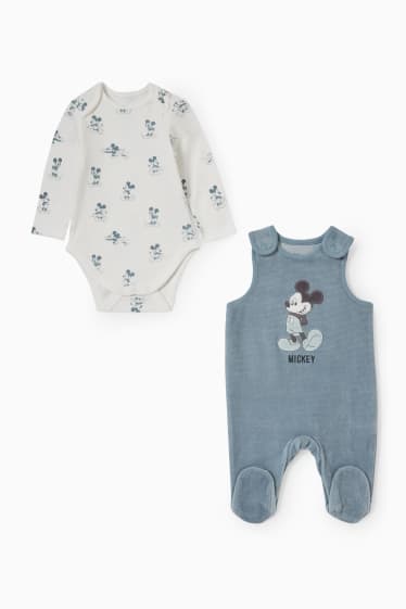 Babies - Mickey Mouse - romper set - 2 piece - blue
