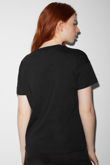 Dames - CLOCKHOUSE - T-shirt - Friends - zwart