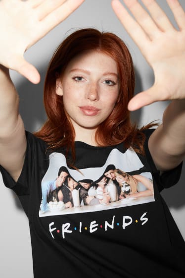 Donna - CLOCKHOUSE - t-shirt - Friends - nero
