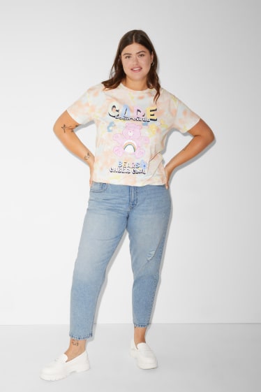 Dames - CLOCKHOUSE - mom jeans - high waist - gerecyclede stof - jeanslichtblauw