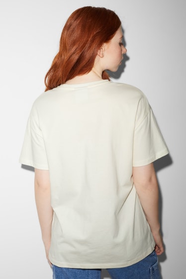 Donna - CLOCKHOUSE - t-shirt - Topolino - bianco crema