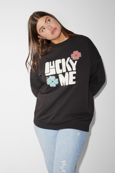 Femmes - CLOCKHOUSE - sweat - gris foncé