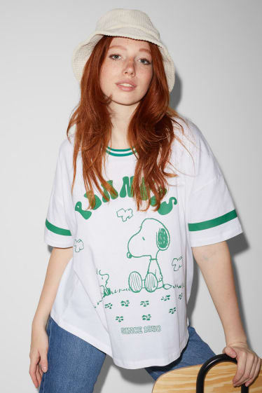Jóvenes - CLOCKHOUSE - camiseta - Peanuts - blanco