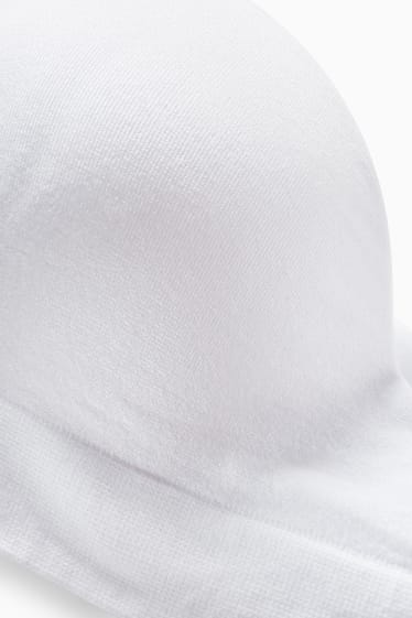 Femmes - Soutien-gorge sans armature - ampliforme - sans coutures - blanc