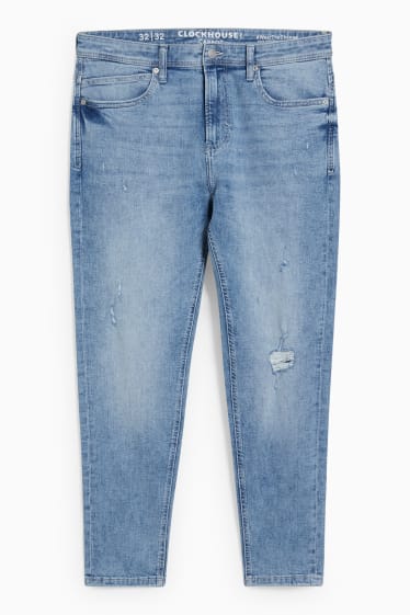 Men - CLOCKHOUSE - carrot jeans - LYCRA® - denim-light blue
