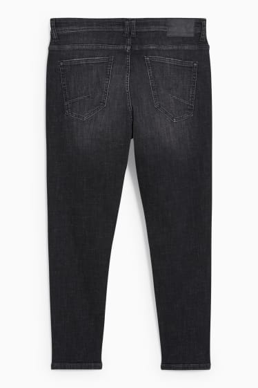 Pánské - CLOCKHOUSE - carrot jeans - LYCRA® - z recyklovaného materiálu - džíny - tmavošedé