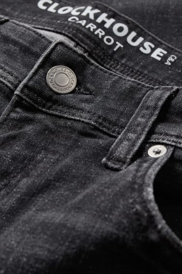 Uomo - CLOCKHOUSE - carrot jeans - LYCRA® - da materiali riciclati - jeans grigio scuro