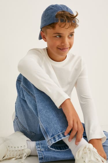 Kinderen - Skater jeans - jeansblauw