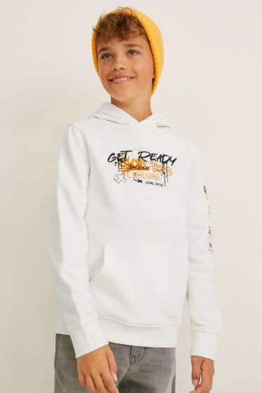 Kinderen - Set van 2 - hoodie en sweatshirt - havanna