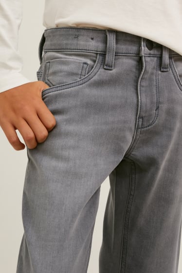Bambini - Slim jeans - jeans termici - jog denim - jeans grigio