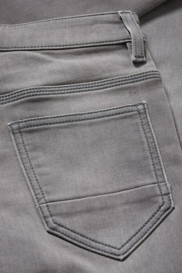 Kinder - Slim Jeans - Thermojeans - Jog Denim - jeansgrau