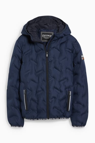 Enfants garçons - Veste à capuche - bleu foncé