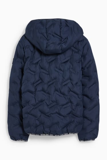 Enfants garçons - Veste à capuche - bleu foncé