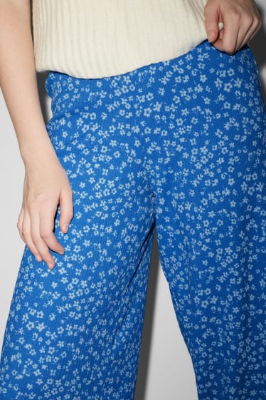 Mujer - CLOCKHOUSE - culotte - high waist - de flores - azul