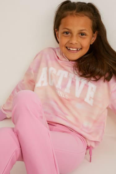 Kinderen: meisjes - Hoodie - apricot