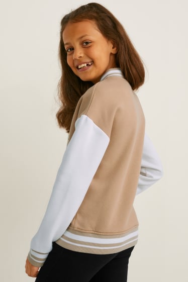 Children - Zip-through sweatshirt - beige