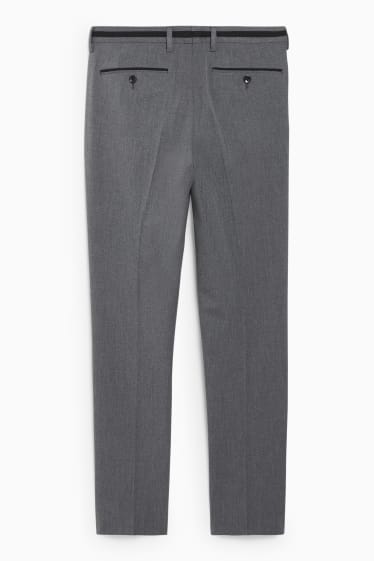 Hombre - Pantalón de vestir - colección modular - slim fit - Flex - LYCRA® - gris jaspeado