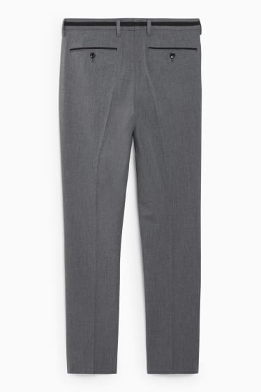 Men - Mix-and-match trousers - slim fit - flex - LYCRA® - gray-melange