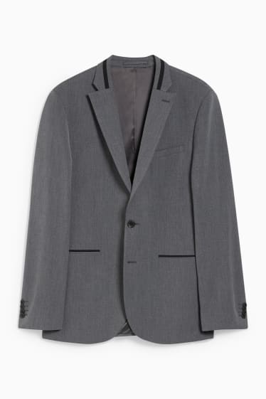 Men - Mix-and-match tailored jacket - slim fit - Flex - LYCRA® - gray-melange