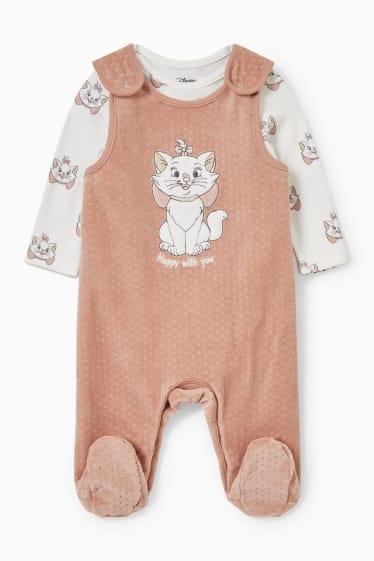 Bébés - Aristochats - ensemble avec grenouillère - 2 pièces - couleur nougat