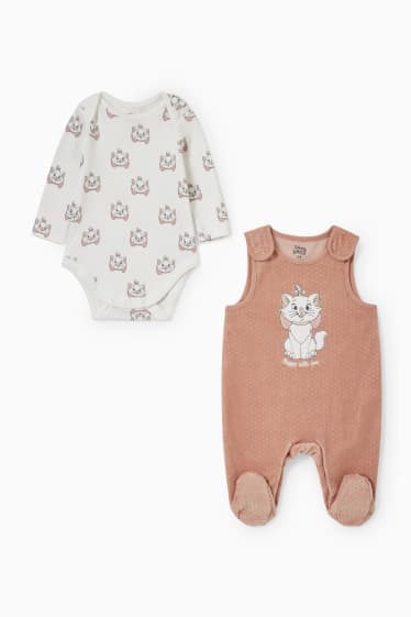 Bébés - Aristochats - ensemble avec grenouillère - 2 pièces - couleur nougat