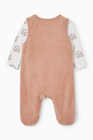 Bébés - Aristochats - ensemble avec grenouillère - 2 pièces - couleur nougat