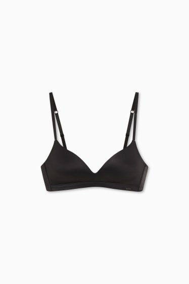 Donna - Reggiseno senza ferretti - imbottito - nero