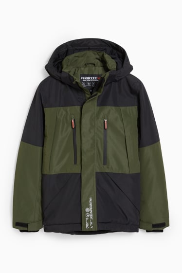 Children - Outdoor jacket with hood - dark green