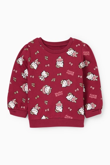 Kinderen - Hello Kitty - sweatshirt - bordeaux