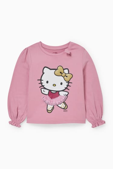 Children - Hello Kitty - long sleeve top - dark rose