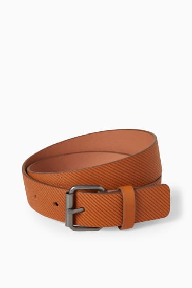 Children - Belt - faux leather - havanna