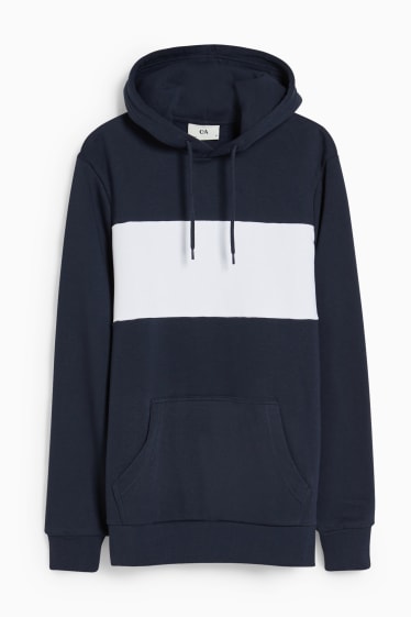 Men - Hoodie - dark blue