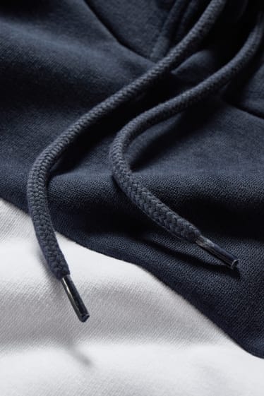 Men - Hoodie - dark blue