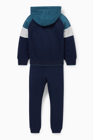 Children - Set - zip-through sweatshirt and joggers - 2 piece - dark blue