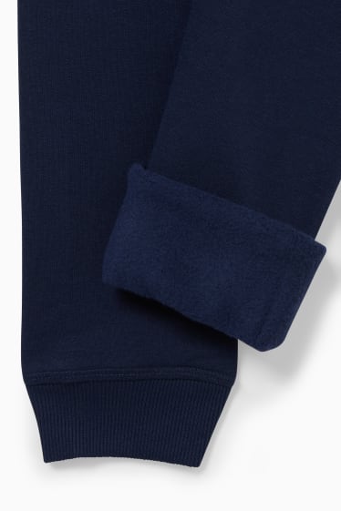 Children - Set - zip-through sweatshirt and joggers - 2 piece - dark blue