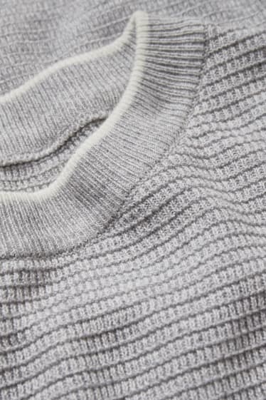 Hommes - Pull - gris clair chiné