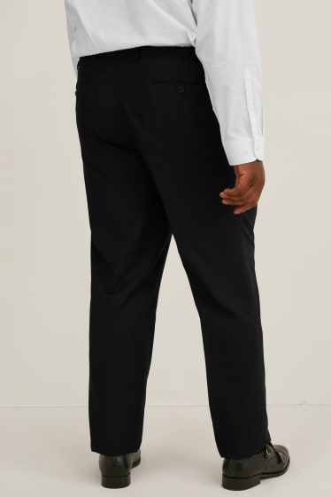 Men - Mix-and-match suit trousers - regular fit - black