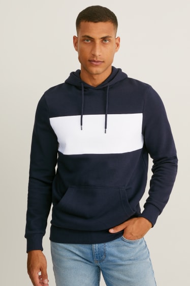 Men - Hoodie - dark blue