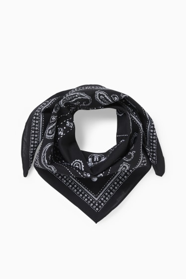 Femmes - Foulard - à motif - Mickey Mouse - noir