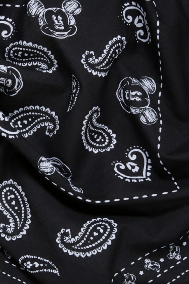 Femmes - Foulard - à motif - Mickey Mouse - noir