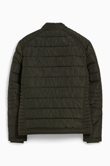 Men - Quilted jacket - dark green