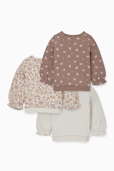 Babys - Multipack 3er - Baby-Sweatshirt - cremeweiß