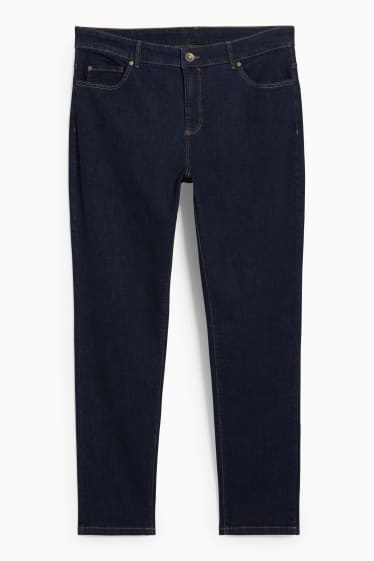 Dona - Slim jeans - mid waist - LYCRA® - texà blau fosc