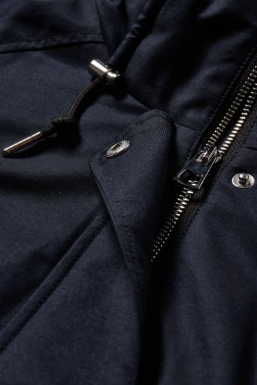 Women - Parka with hood - dark blue