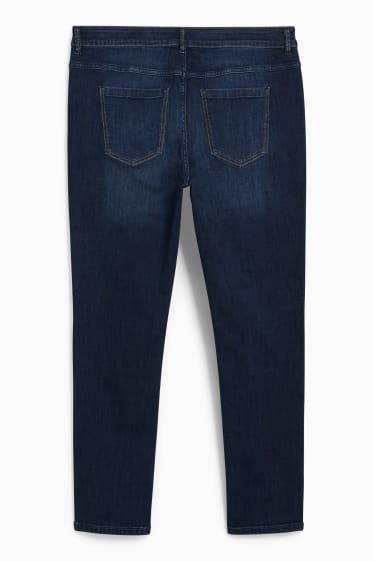 Mujer - Slim jeans - mid waist - LYCRA® - vaqueros - azul oscuro