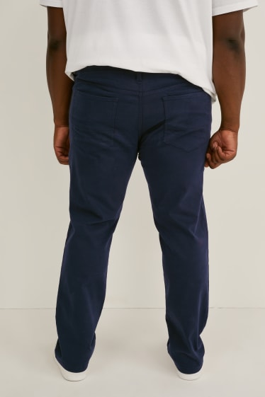 Hombre - Pantalón - regular fit - Flex - LYCRA® - azul oscuro