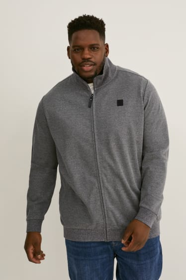 Men - Zip-through sweatshirt - gray-melange