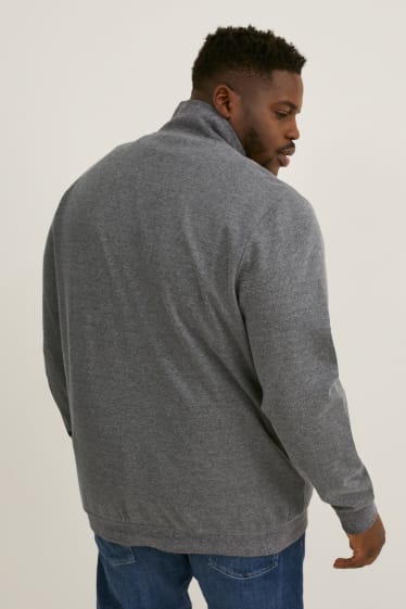 Men - Zip-through sweatshirt - gray-melange